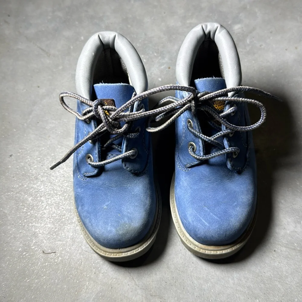 Timberland kids toddler leather boots size - 7